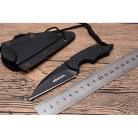 WFRTECH D2 blade mini fixed blade straight knife hunting knife UD53002G